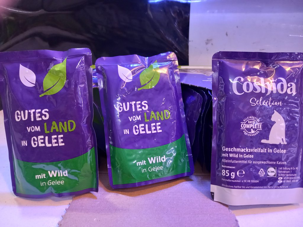 پوچ گربه کوشیدا در 4 طعم 85 گرمی محصول آلمان